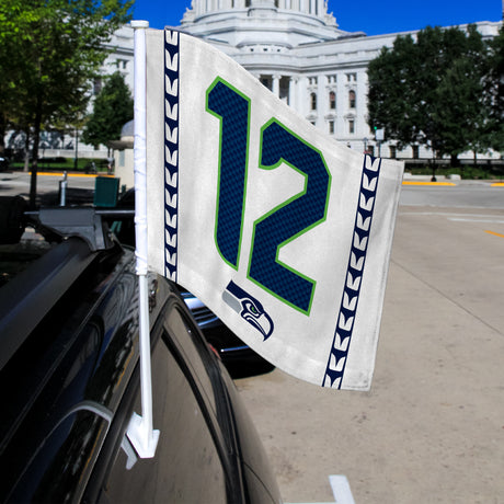 NFL Seattle Seahawks Car Flag Fan Gear NFL Seattle Seahawks