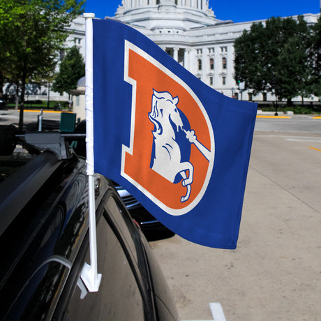NFL Denver Broncos Car Flag Fan Gear NFL Denver Broncos