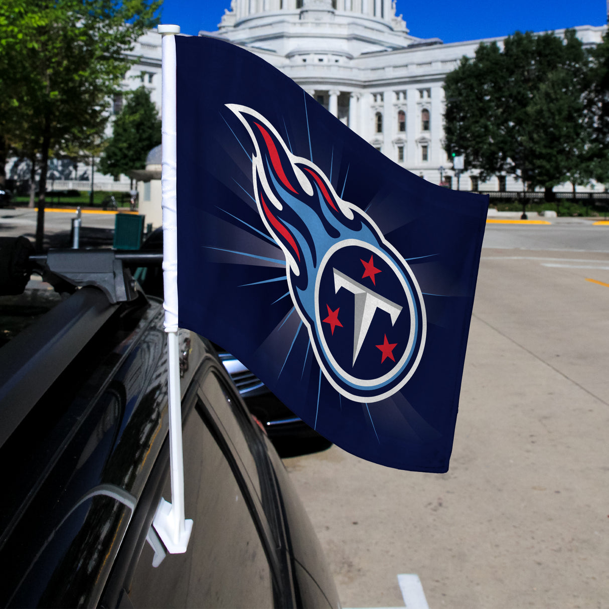 NFL Tennessee Titans Car Flag Fan Gear NFL Tennessee Titans