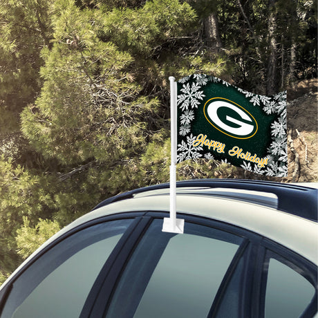 NFL Green Bay Packers Car Flag Fan Gear NFL Green Bay Packers