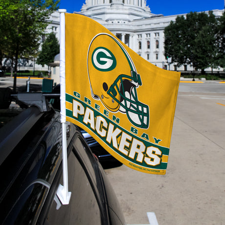 NFL Green Bay Packers Car Flag Fan Gear NFL Green Bay Packers