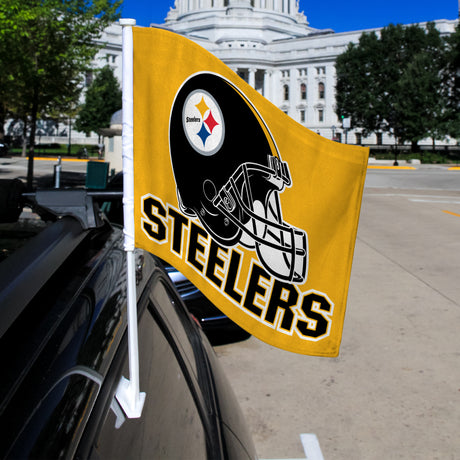 NFL Pittsburgh Steelers Car Flag Fan Gear NFL Pittsburgh Steelers
