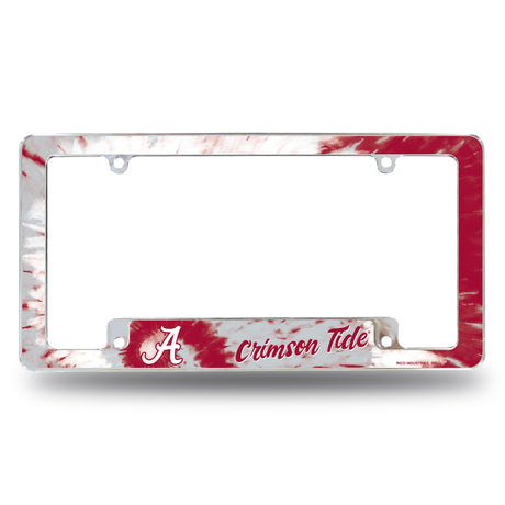 NCAA Alabama Crimson Tide All Over Chrome Frame Fan Gear NCAA Alabama Crimson Tide