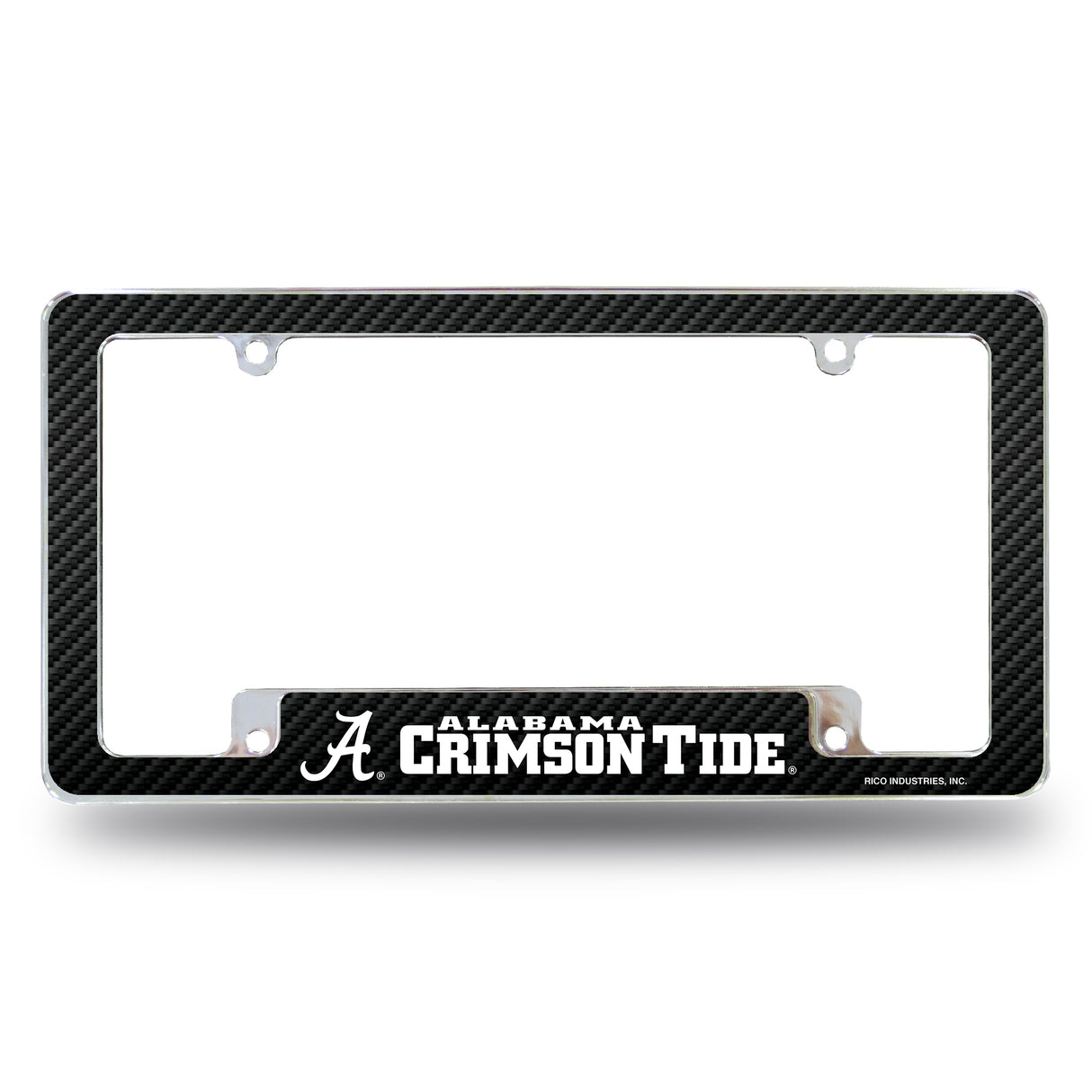 NCAA Alabama Crimson Tide All Over Chrome Frame Fan Gear NCAA Alabama Crimson Tide