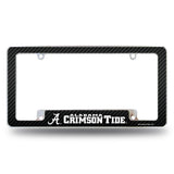 NCAA Alabama Crimson Tide All Over Chrome Frame Fan Gear NCAA Alabama Crimson Tide