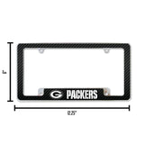 NFL Green Bay Packers All Over Chrome Frame Fan Gear NFL Green Bay Packers