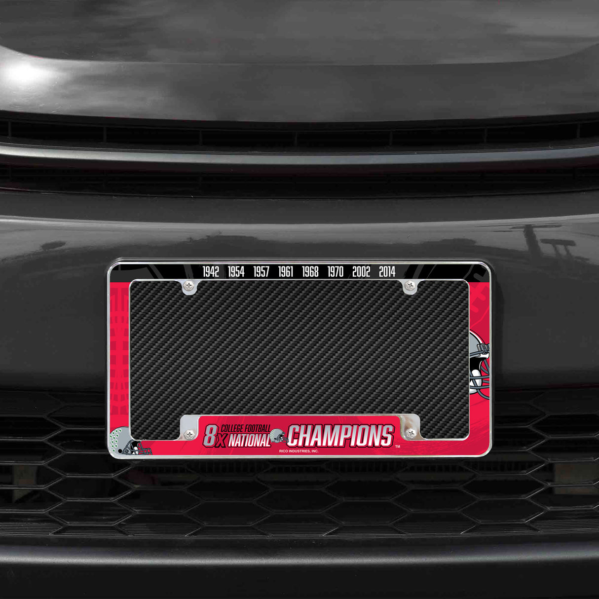 NCAA Ohio State Buckeyes All Over Chrome Frame Fan Gear NCAA Ohio State Buckeyes