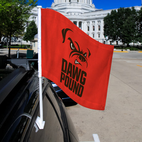 NFL Cleveland Browns Car Flag Fan Gear NFL Cleveland Browns
