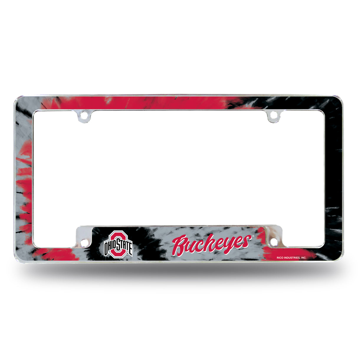 NCAA Ohio State Buckeyes All Over Chrome Frame Fan Gear NCAA Ohio State Buckeyes