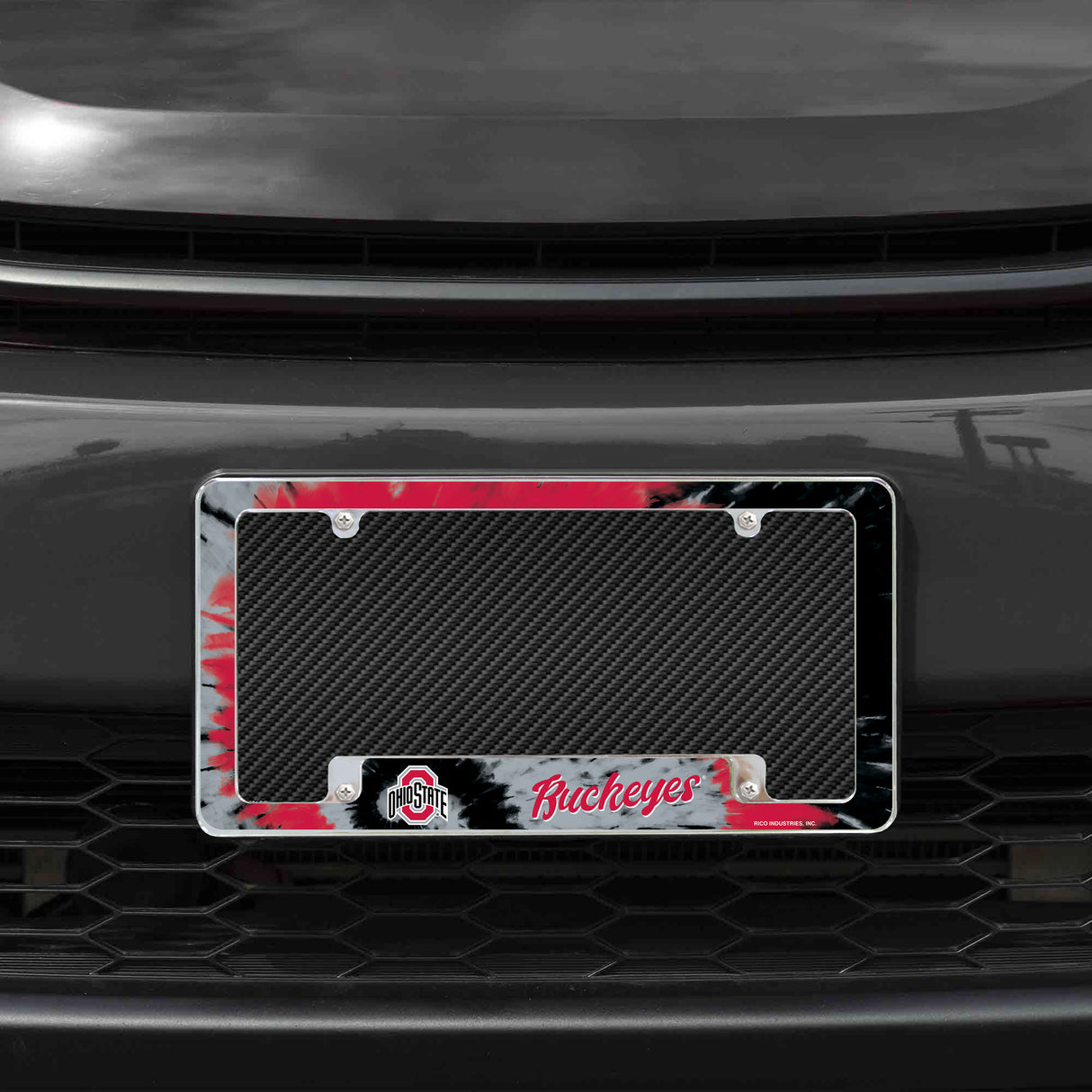 NCAA Ohio State Buckeyes All Over Chrome Frame Fan Gear NCAA Ohio State Buckeyes