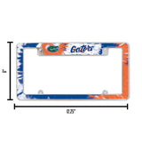 NCAA Florida Gators All Over Chrome Frame Fan Gear NCAA Florida Gators