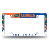 NCAA Florida Gators All Over Chrome Frame Fan Gear NCAA Florida Gators