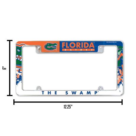 NCAA Florida Gators All Over Chrome Frame Fan Gear NCAA Florida Gators