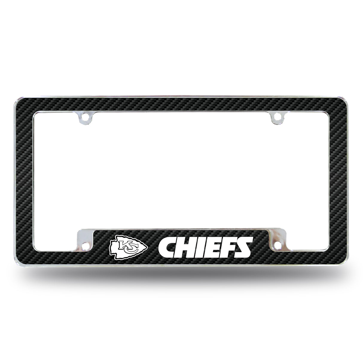 NFL Kansas City Chiefs All Over Chrome Frame Fan Gear NFL Kansas City Chiefs