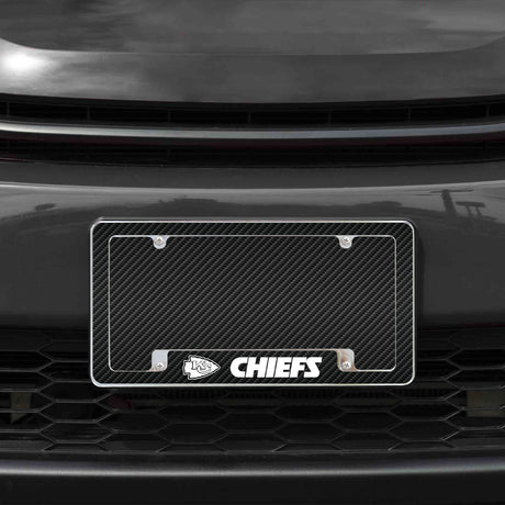 NFL Kansas City Chiefs All Over Chrome Frame Fan Gear NFL Kansas City Chiefs