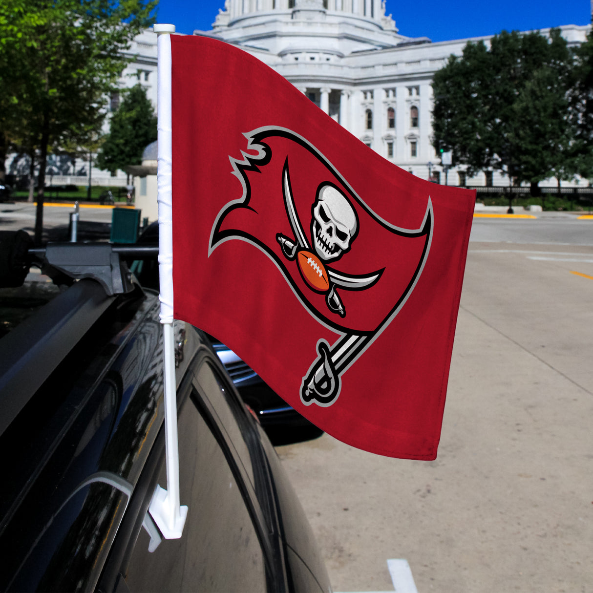 NFL Tampa Bay Buccaneers Car Flag Fan Gear NFL Tampa Bay Buccaneers