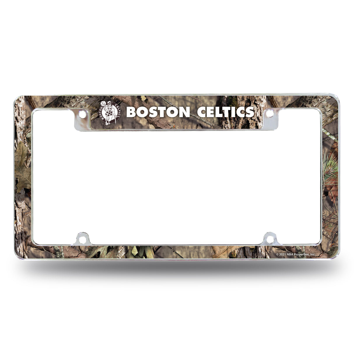 NBA Boston Celtics All Over Chrome Frame Fan Gear NBA Boston Celtics