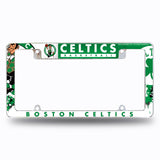 NBA Boston Celtics All Over Chrome Frame Fan Gear NBA Boston Celtics