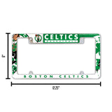 NBA Boston Celtics All Over Chrome Frame Fan Gear NBA Boston Celtics