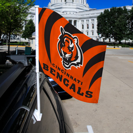 NFL Cincinnati Bengals Car Flag Fan Gear NFL Cincinnati Bengals
