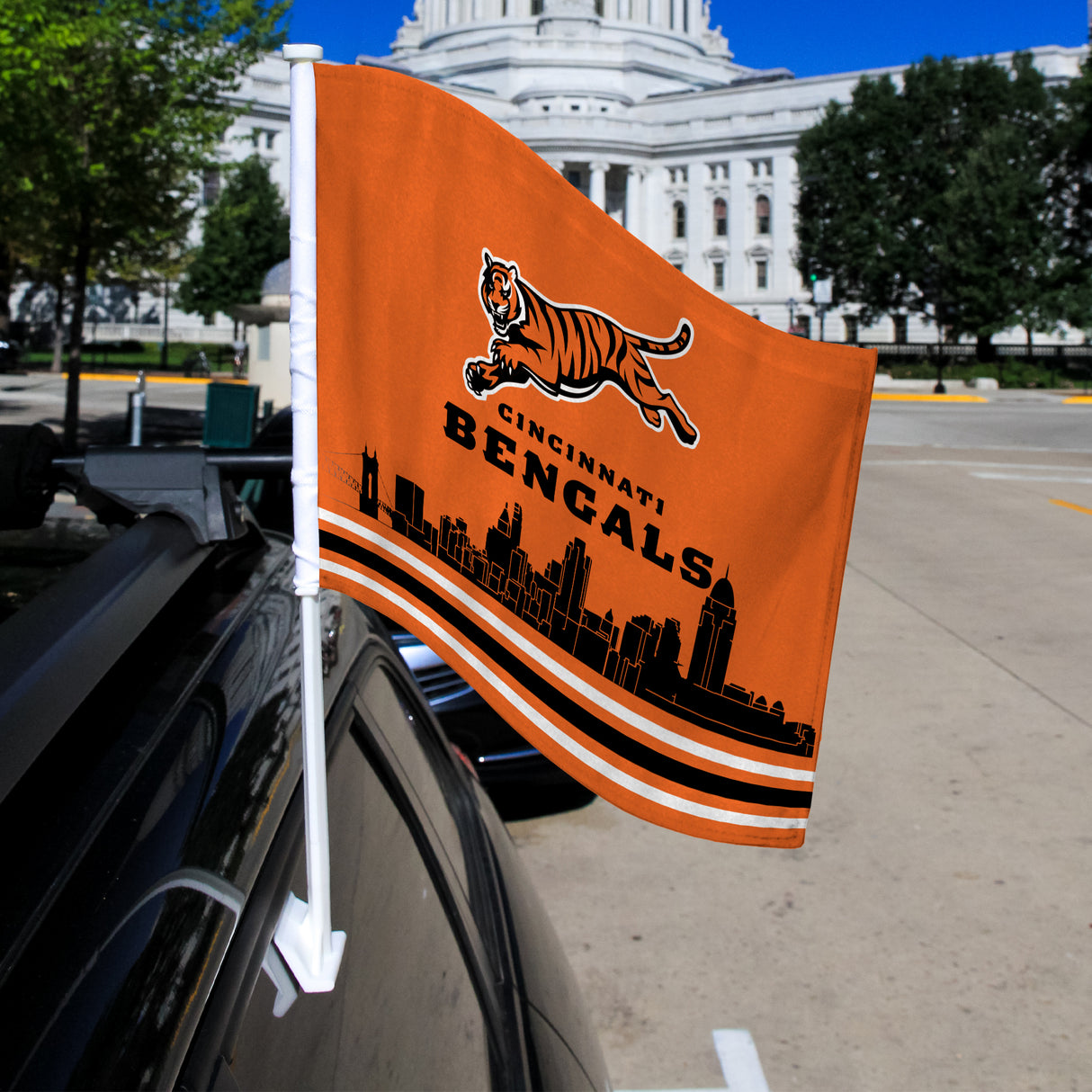 NFL Cincinnati Bengals Car Flag Fan Gear NFL Cincinnati Bengals
