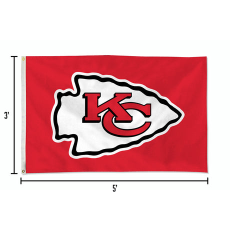 NFL Kansas City Chiefs 3x5 Banner Flag Fan Gear NFL Kansas City Chiefs