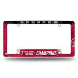 NCAA Oklahoma Sooners All Over Chrome Frame Fan Gear NCAA Oklahoma Sooners