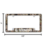 NCAA Oklahoma Sooners All Over Chrome Frame Fan Gear NCAA Oklahoma Sooners