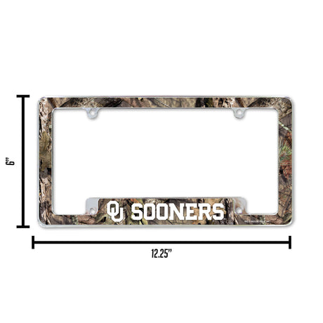 NCAA Oklahoma Sooners All Over Chrome Frame Fan Gear NCAA Oklahoma Sooners