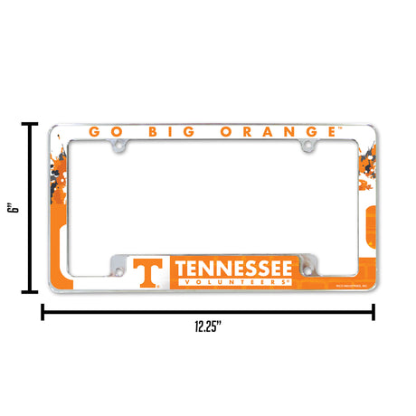 NCAA Tennessee Volunteers All Over Chrome Frame Fan Gear NCAA Tennessee Volunteers