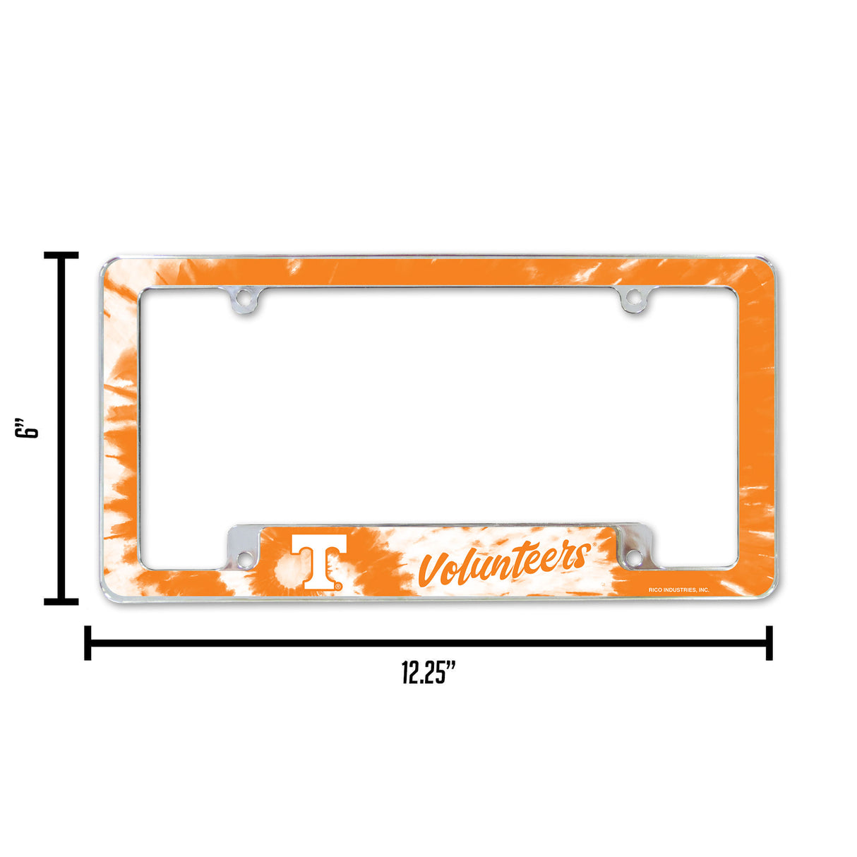 NCAA Tennessee Volunteers All Over Chrome Frame Fan Gear NCAA Tennessee Volunteers