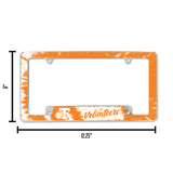 NCAA Tennessee Volunteers All Over Chrome Frame Fan Gear NCAA Tennessee Volunteers