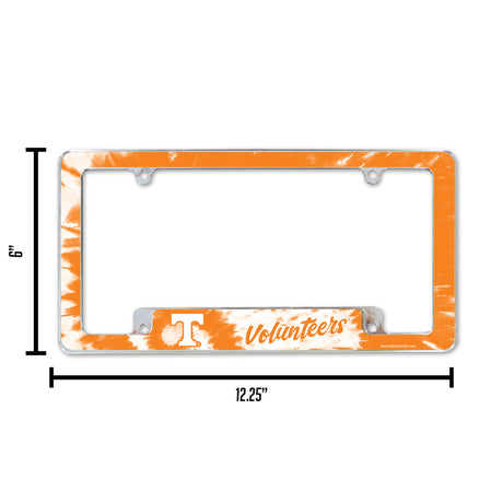 NCAA Tennessee Volunteers All Over Chrome Frame Fan Gear NCAA Tennessee Volunteers