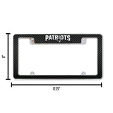 NFL New England Patriots All Over Chrome Frame Fan Gear NFL New England Patriots