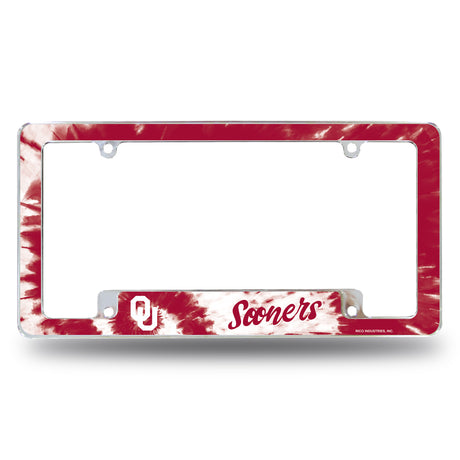 NCAA Oklahoma Sooners All Over Chrome Frame Fan Gear NCAA Oklahoma Sooners