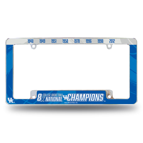 NCAA Kentucky Wildcats All Over Chrome Frame Fan Gear NCAA Kentucky Wildcats