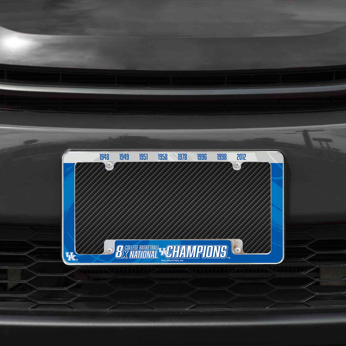NCAA Kentucky Wildcats All Over Chrome Frame Fan Gear NCAA Kentucky Wildcats