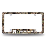 NCAA Nebraska Cornhuskers All Over Chrome Frame Fan Gear NCAA Nebraska Cornhuskers