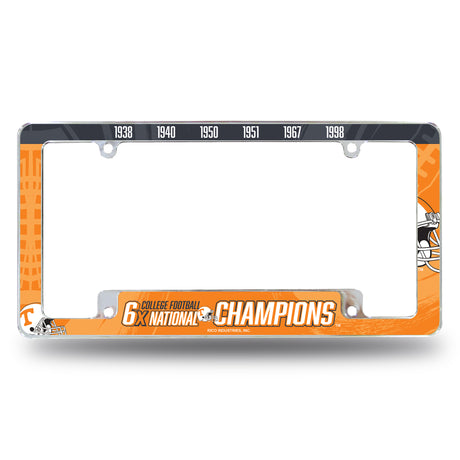 NCAA Tennessee Volunteers All Over Chrome Frame Fan Gear NCAA Tennessee Volunteers
