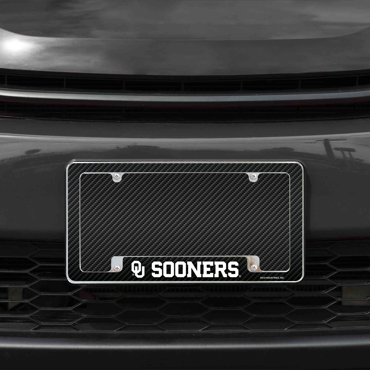 NCAA Oklahoma Sooners All Over Chrome Frame Fan Gear NCAA Oklahoma Sooners