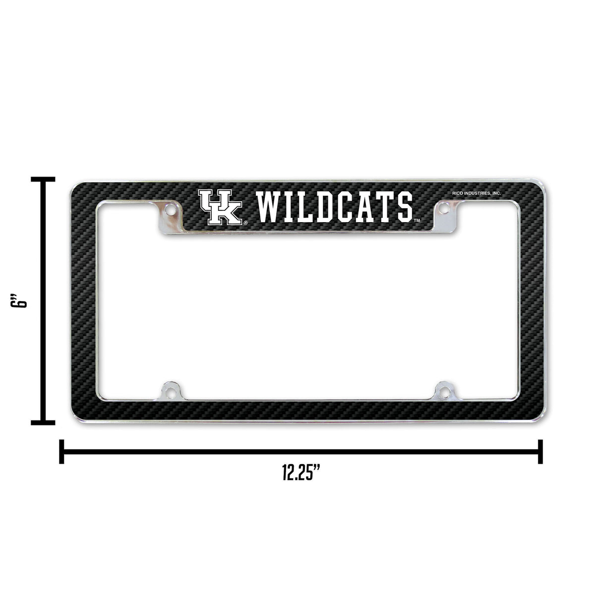NCAA Kentucky Wildcats All Over Chrome Frame Fan Gear NCAA Kentucky Wildcats