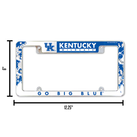 NCAA Kentucky Wildcats All Over Chrome Frame Fan Gear NCAA Kentucky Wildcats