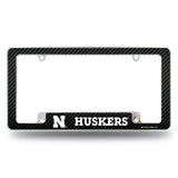 NCAA Nebraska Cornhuskers All Over Chrome Frame Fan Gear NCAA Nebraska Cornhuskers