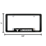 NCAA Texas Longhorns All Over Chrome Frame Fan Gear NCAA Texas Longhorns