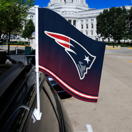 NFL New England Patriots Car Flag Fan Gear NFL New England Patriots