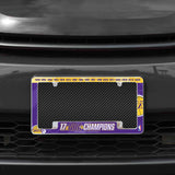 NBA Los Angeles Lakers All Over Chrome Frame Fan Gear NBA Los Angeles Lakers