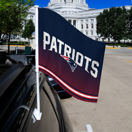 NFL New England Patriots Car Flag Fan Gear NFL New England Patriots
