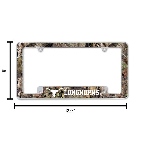 NCAA Texas Longhorns All Over Chrome Frame Fan Gear NCAA Texas Longhorns