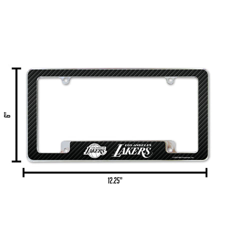 NBA Los Angeles Lakers All Over Chrome Frame Fan Gear NBA Los Angeles Lakers