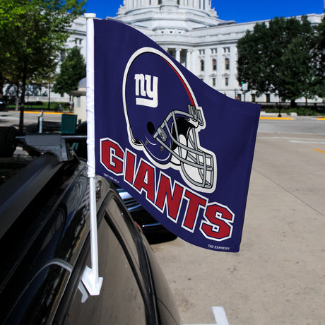 NFL New York Giants Car Flag Fan Gear NFL New York Giants
